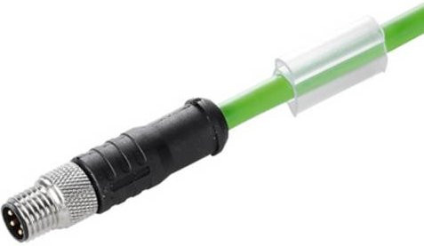Weidmüller Sensor-Aktor-Steckverbinder M8 Stecker gerade, 4-polig, grün, Länge: 5,00 m - Bild 1