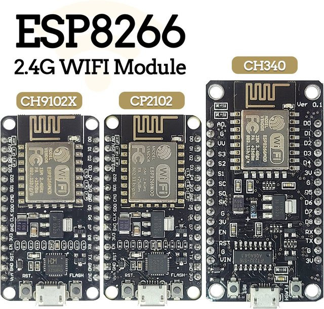 NodeMCU V3 ESP8266 2,4G WIFI Modul Entwicklungsboard für Arduino DIY Internet der Dinge in Schwarz mit Micro USB Anschluss - Bild 1
