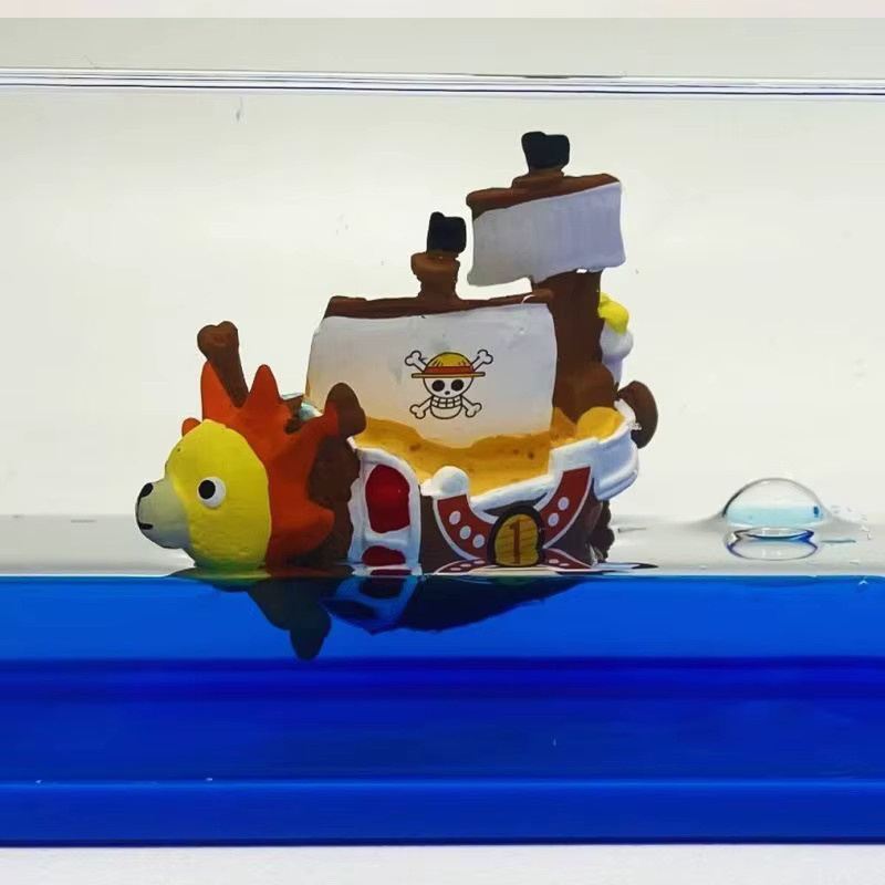 Bandai One Piece Sunny Go Luffy, Schwimmendes Schiffsmodell mit Flüssigkeit - Bild 2