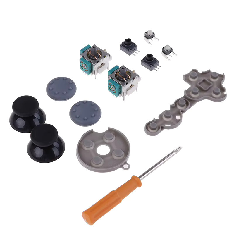 KOQZM 13-in-1 Analog-Stick-Sensor Set mit Daumenstangen und Auslöseschaltern für Xbox 360 in Multicolor - Bild 2