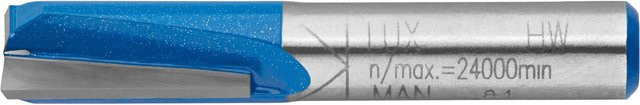 LUX-TOOLS Bohrnutenfräser mit Carbide-Spitze in Blau, Durchmesser: 10 mm - Bild 1