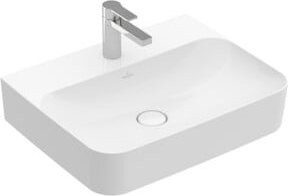 Villeroy & Boch Waschtisch Finion in Weiß, Wandmontage, Keramik, B: 60 cm, T: 47 cm - Bild 1