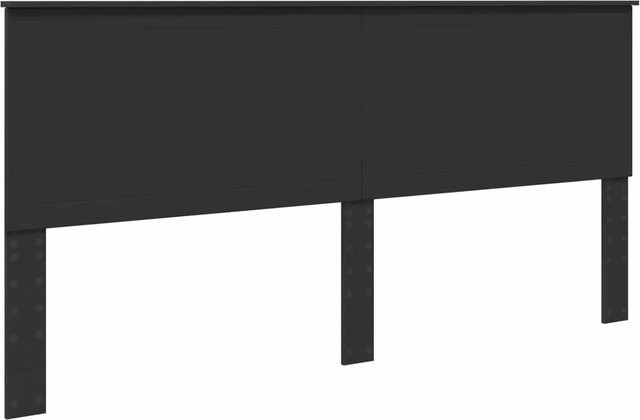 vidaXL Kopfteil in Schwarz und Eichen-Optik aus Holzwerkstoff, Breite: 200 cm - Bild 1