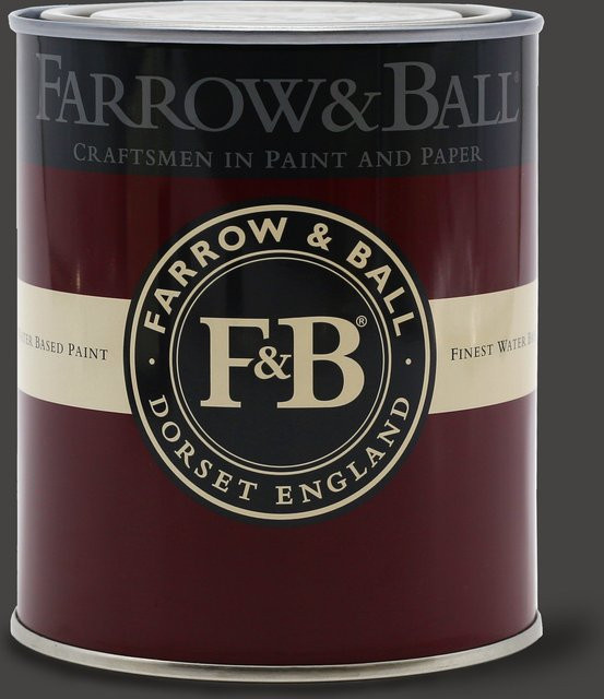 Farrow & Ball Modern Emulsion Wandfarbe Grate Black 9920 Schwarz 2,5 l - Bild 1