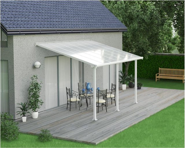 Palram Canopia Olympia Terrassenüberdachung weiß B: 425 cm, T: 295 cm, H: 210/305 cm - Bild 2