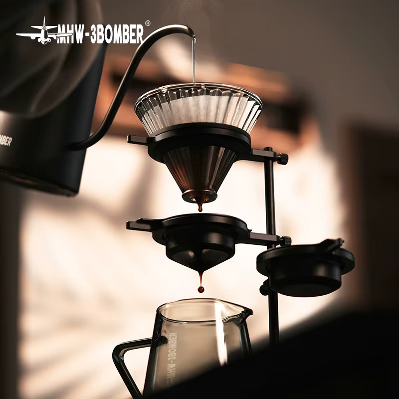 MHW-3BOMBER Pour Over Chilling Ball Stand Tropfständer aus Aluminiumlegierung mit abnehmbarem Design - Bild 3