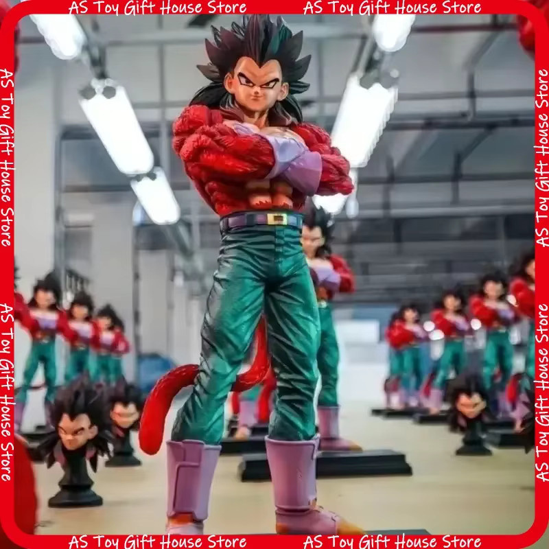 Bandai Dragon Ball Super Saiyajin 4 Goku Vegeta Doppelköpfige Statue Figur, PVC-Modell - Bild 2