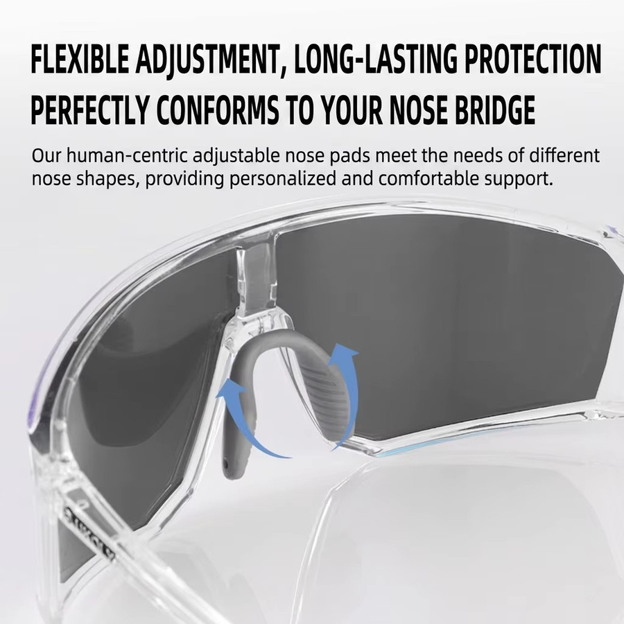 G. UKOLY Sportsonnenbrille, Unisex, Vollrand, transparent - Bild 4
