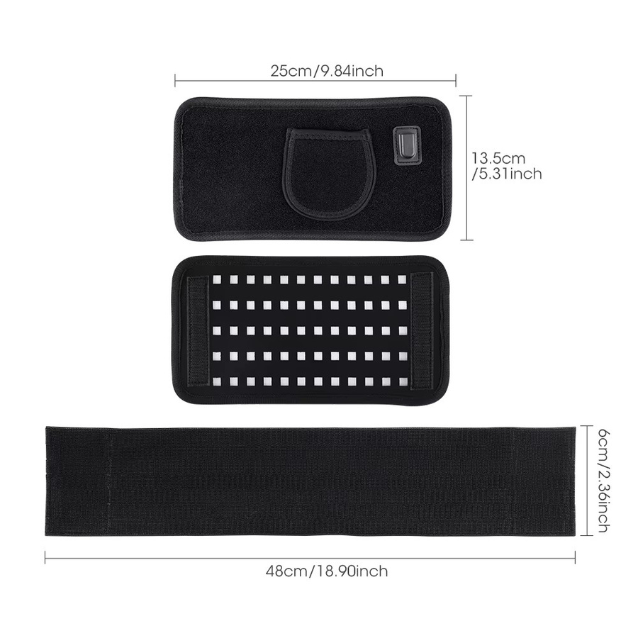 agdoad Nahinfrarotlichtmaschine für Ganzkörper, 660 nm, 850 nm, Unisex, Schwarz - Bild 6