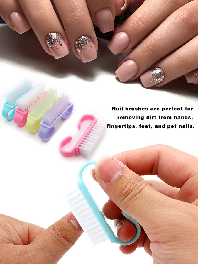 JEARLYU Nagelpinsel Macaron, 5 Stück, Weiche Borsten, Maniküre Pediküre - Bild 2