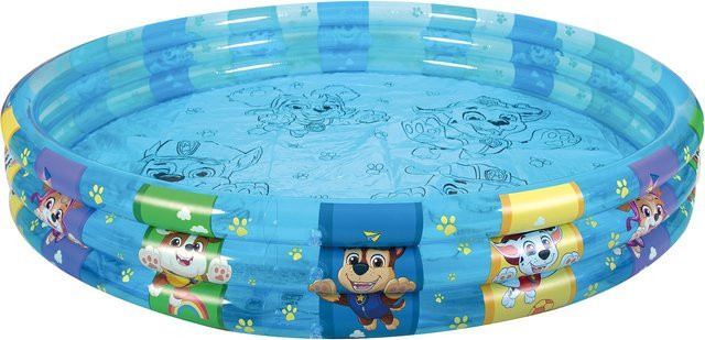Happy People 16322 Paw Patrol 3-Ring-Pool Planschbecken für Kinder, Blau, Durchmesser: 150 cm, Höhe: 25 cm - Bild 1