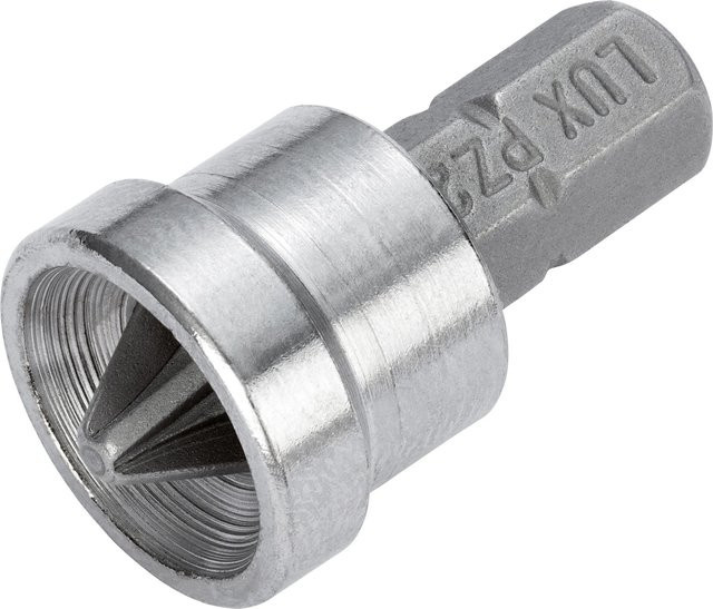 LUX-TOOLS Schraubendreher-Bit PZ2 aus Stahl in Silber - Bild 1