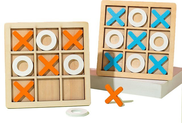 Dusan Wood Mini Schach, Holz Spielzeug, Tiere, Bunt / Mehrfarbig - Bild 1
