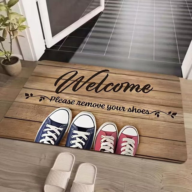 Kreative Anti-Rutsch Fußmatte Lodestar Druckteppich für Wohnzimmer und Schlafzimmer B/B: 50 x 80 cm - Bild 1