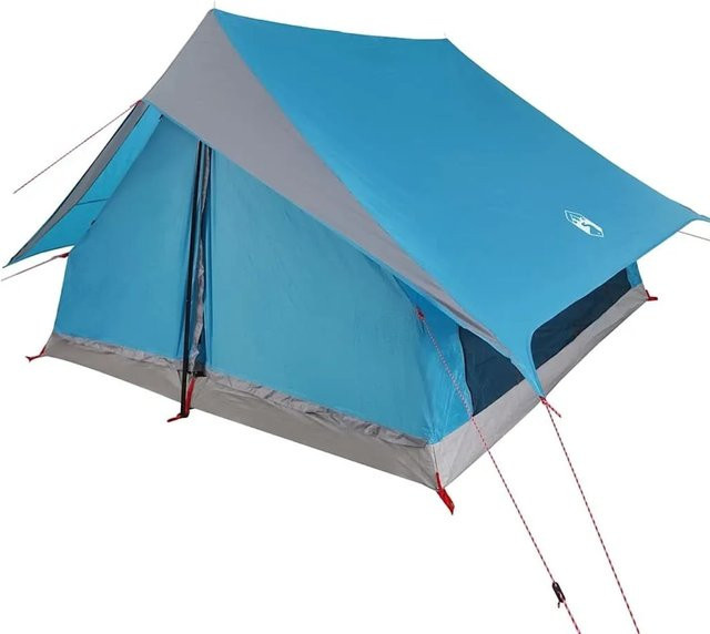 vidaXL Zelt mit Dach in Blau, B/T/H: 315 x 330 x 200 cm, aus Polyester - Bild 1