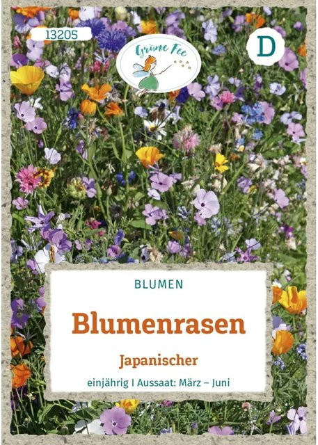 Grüne Fee Japanisches Blumenrasen Saatgut für Sommer und Kleingarten - Bild 1