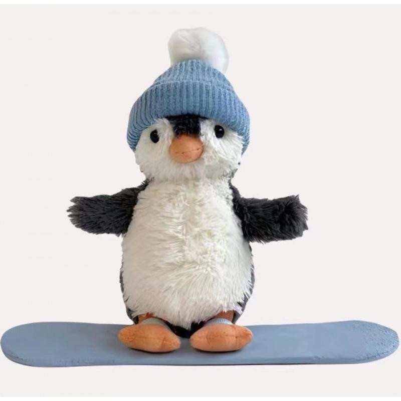Bai Fen Bai dolls and toys Peanut Penguin Puppe, Plüsch, Rot, Bunt / Mehrfarbig - Bild 1