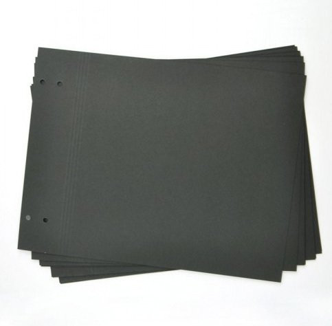 goldbuch Fotokarton für Schraubalben, schwarz, 10 Blatt, B: 29 cm, H: 24 cm - Bild 1