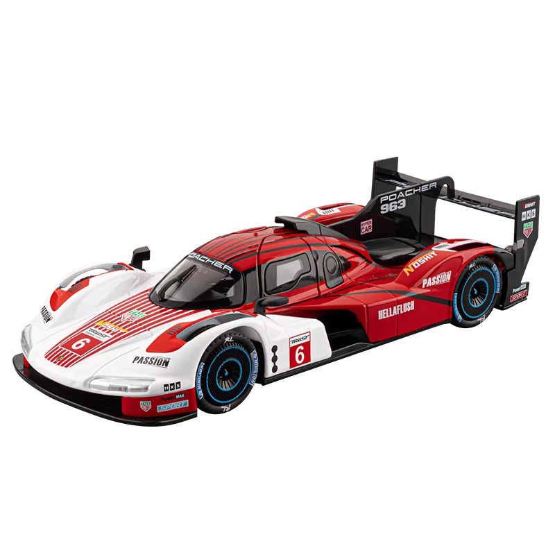 Maisto Porsche 963 Sportwagen, 1:22, Metall, mit Licht und Sound - Bild 7