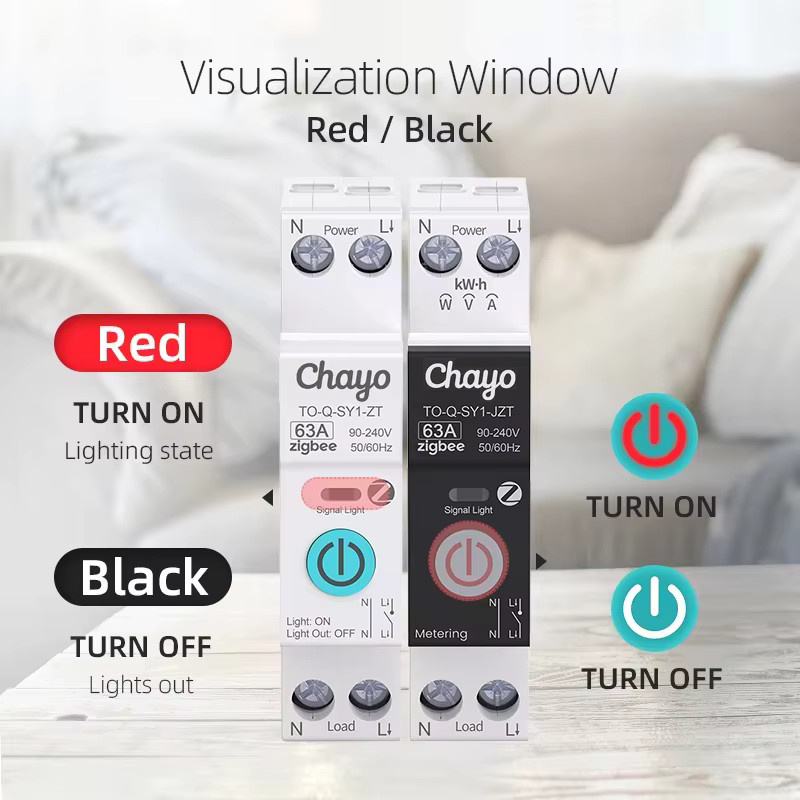 Tongou Smart Stromschalter WiFi Switch 1P 63A für DIN-Schiene in Weiß - Bild 1