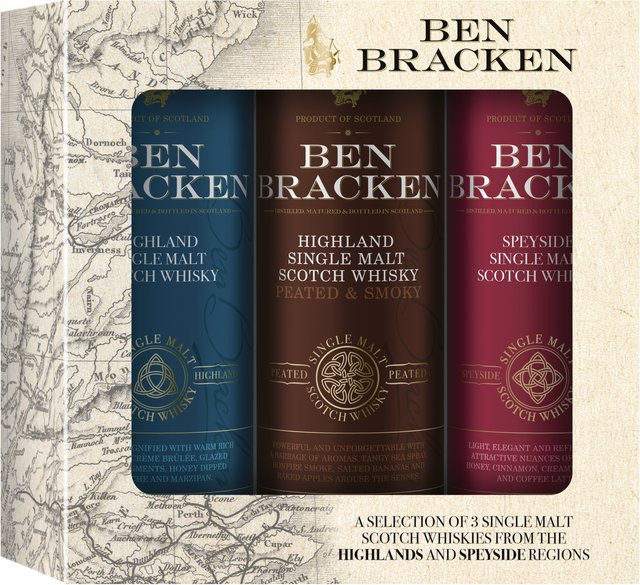 Ben Bracken Single Malt Scotch Whisky 3 x 0,05 l - Bild 1