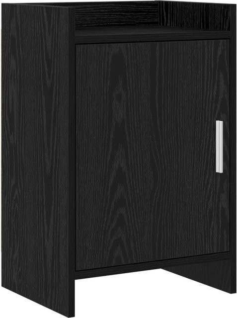 vidaXL Nachttisch aus Holzwerkstoff in Schwarzer Eiche, modern, B/T/H: 40 x 30 x 60 cm - Bild 1