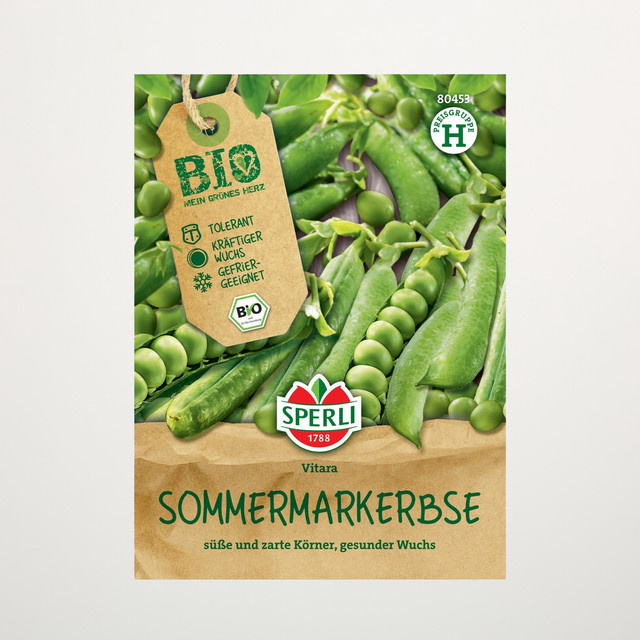 Sperli Markerbse Vitara Bio Gemüsesamen - Bild 1