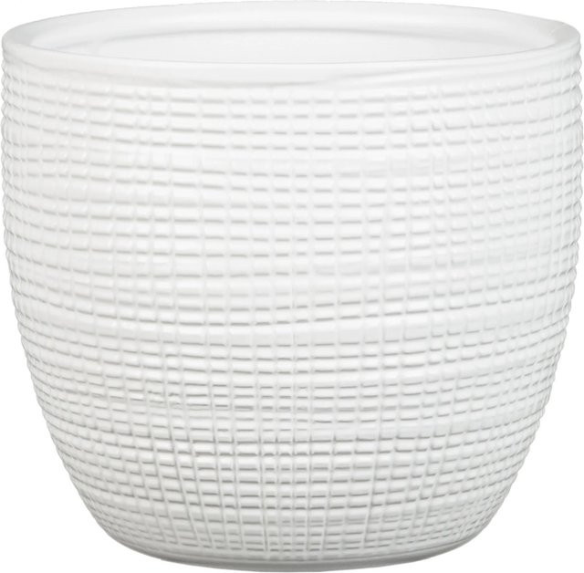 Scheurich Übertopf 866 in Panna Weiß Durchmesser: 22 cm - Bild 1