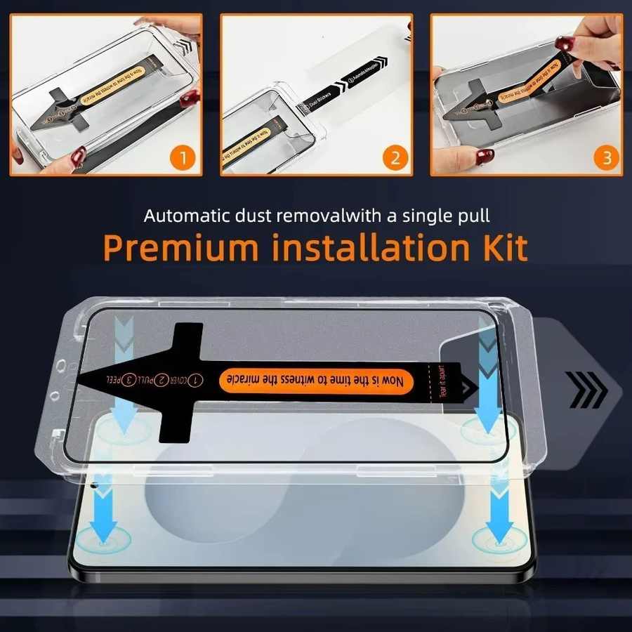 2 Stück Ultra-Klare Vollbild-Displayschutzfolien aus Glas für Xiaomi Redmi Note 15 14 13 Pro Plus 14S 12S 13 14 15 Pro Transparent mit einfacher Ein-Klick-Installation - Bild 4