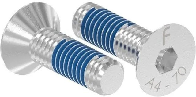 FeNau Senkkopfschraube mit Innensechskant aus V4A Edelstahl mit Precote 85, Farbe: Silber, M6 x 20 mm - Bild 1