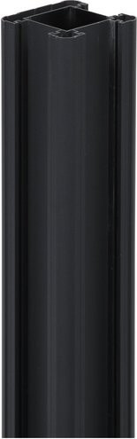 FLORAWORLD Bohlenzaun-Pfosten aus Aluminium zum Aufdübeln, grau, B/T/H: 9,7 x 9,7 x 94 cm - Bild 3