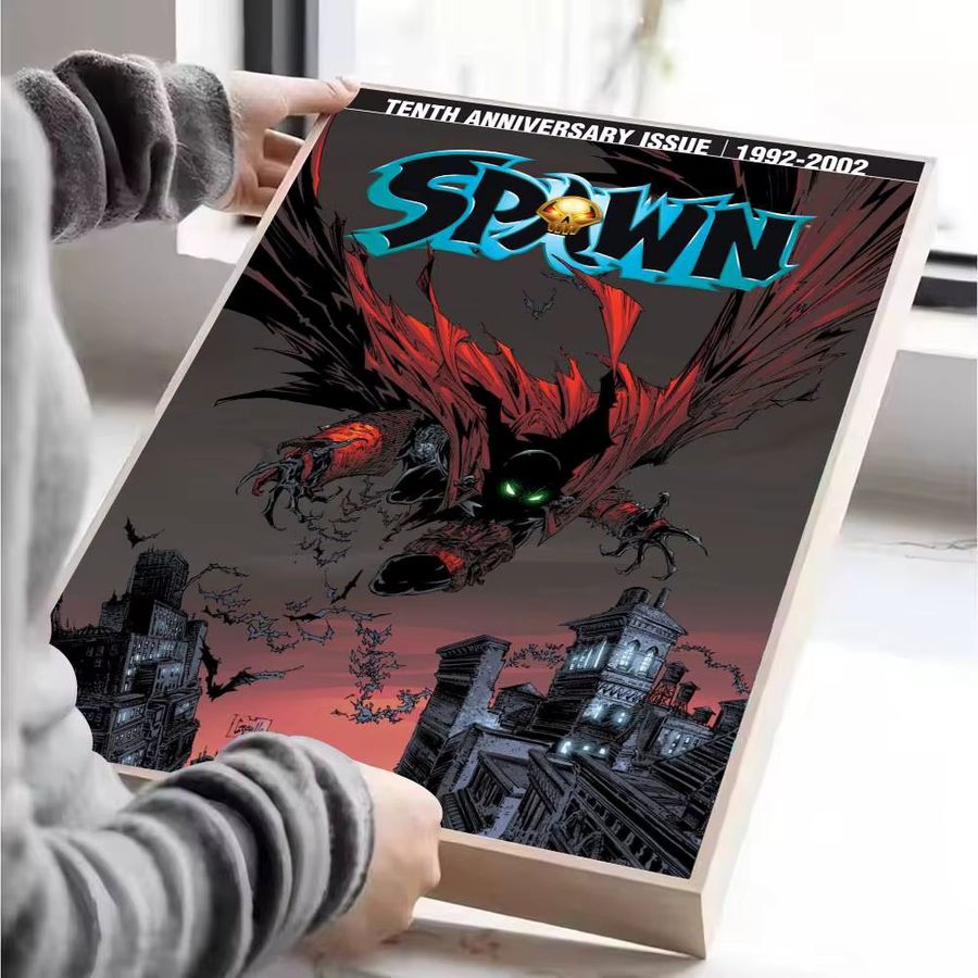 Wasserdichter Anime Spawn Poster Selbstklebender Papieraufkleber zur Wanddekoration für dein Zimmer, Bar oder Kaffeehaus - Bild 2