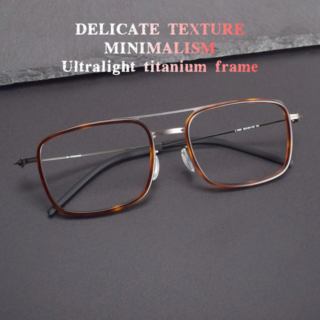CHARMLIBRARY Lesebrille, Titan, Vollrand, Square, Unisex - Bild 1