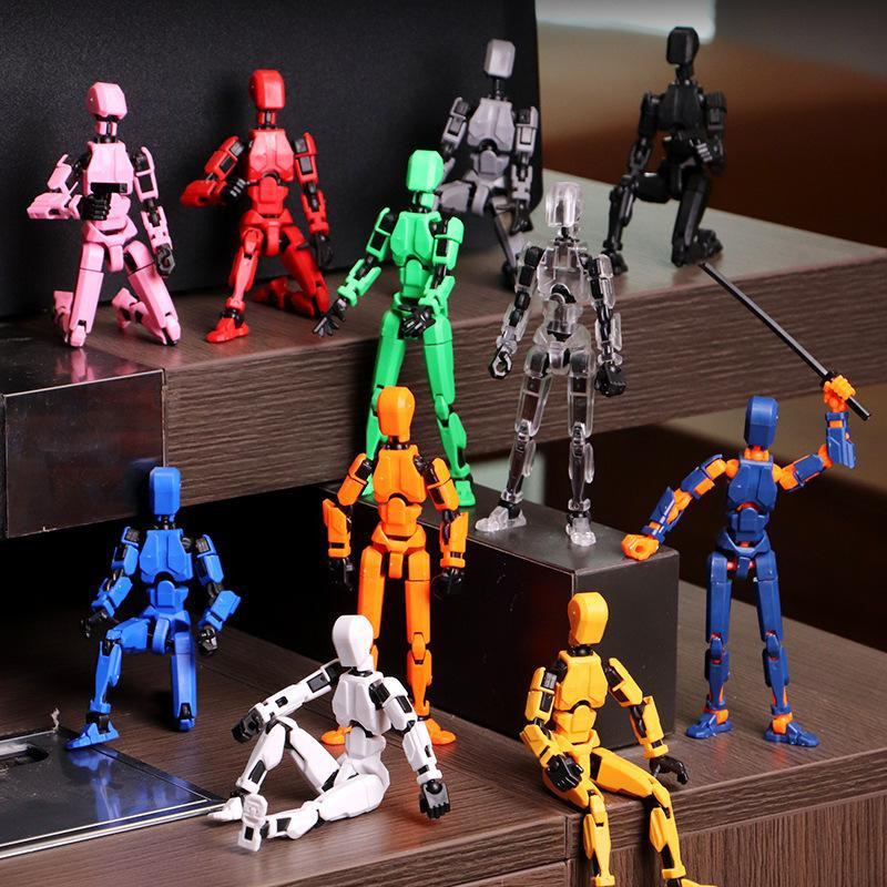 Yiran toy 1 Perfekte Titan 13 Actionfigur 3D Gedruckt Roboter Bunt - Bild 3