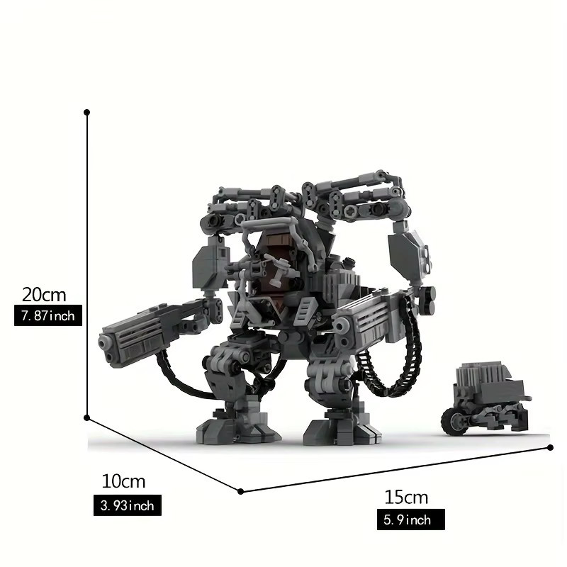 MOC Black Robot APU Classic Movie, Bausteine Montagemodell, Weltraum - Bild 2