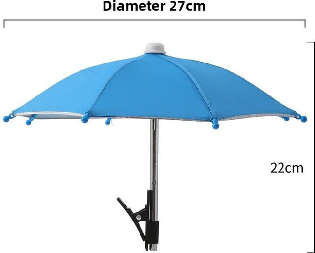 Elberta Handyhalterung als Sonnenschirm-Klammer in Himmelblau - Bild 1