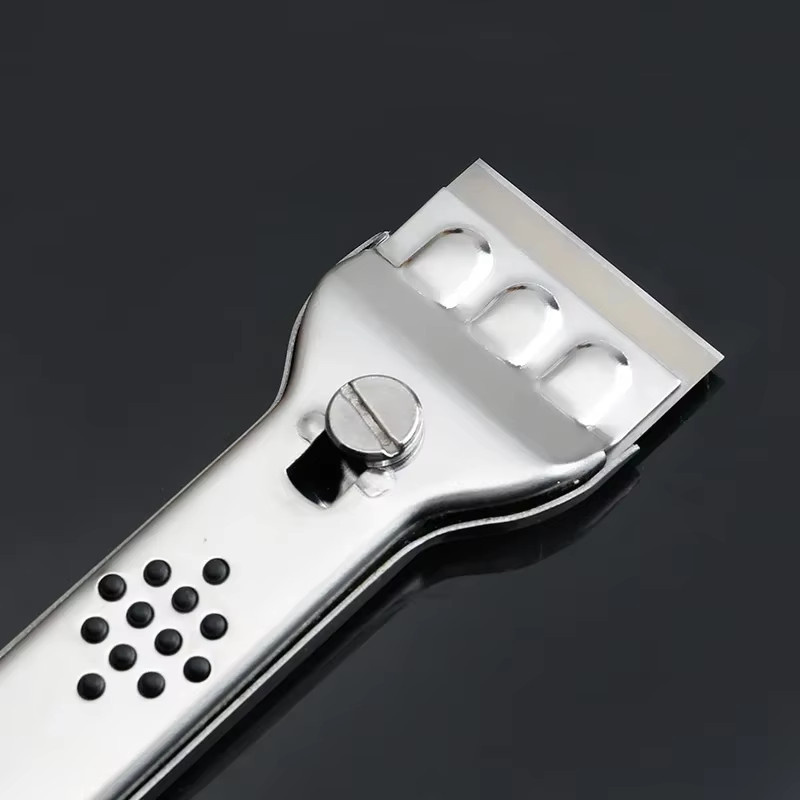 VIE LENTE Edelstahl-Schaber in Silber zum Reinigen von Glasfenstern, Herden und Kühlschränken - Bild 4