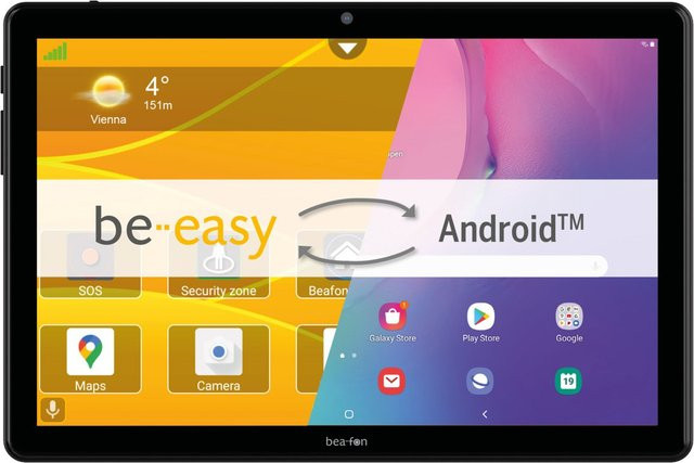 Bea-fon TAB-Lite TW10 Tablet in Schwarz mit 10,1 Zoll Display, 32 GB Speicher, 3 GB RAM, Quad Core, Android und Bluetooth - Bild 1
