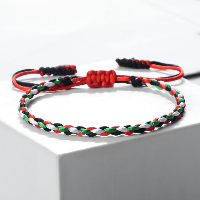 HT Gimini Armband, geflochtenes Seil, Perlen, Bunt, Unisex - Bild 1