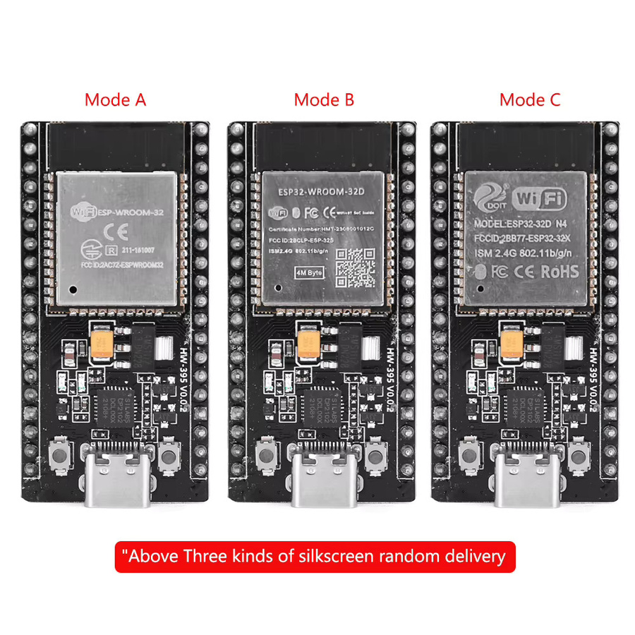 APWIKOGER ESP32 WROOM-32 Entwicklungsboard in Schwarz mit USB-C, WiFi und Bluetooth Dual-Core-Funkmodul - Bild 5