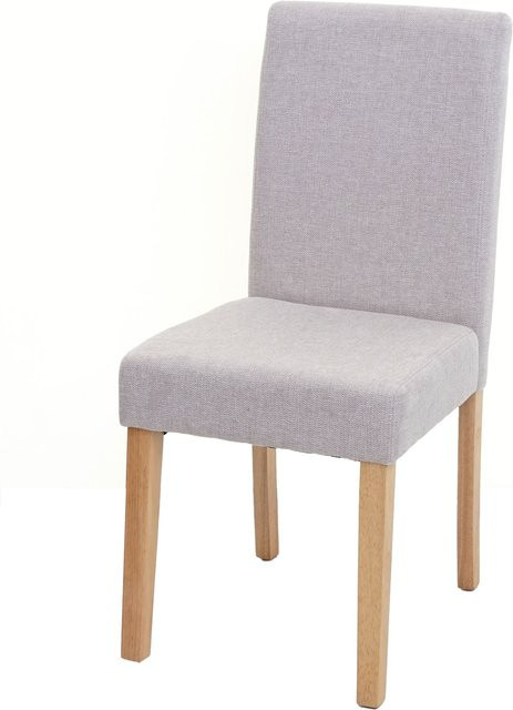 MCW Esszimmerstuhl Littau in Creme-Beige mit Stoffbezug und hellen Beinen, B/T/H: 56 x 45 x 90 cm - Bild 1