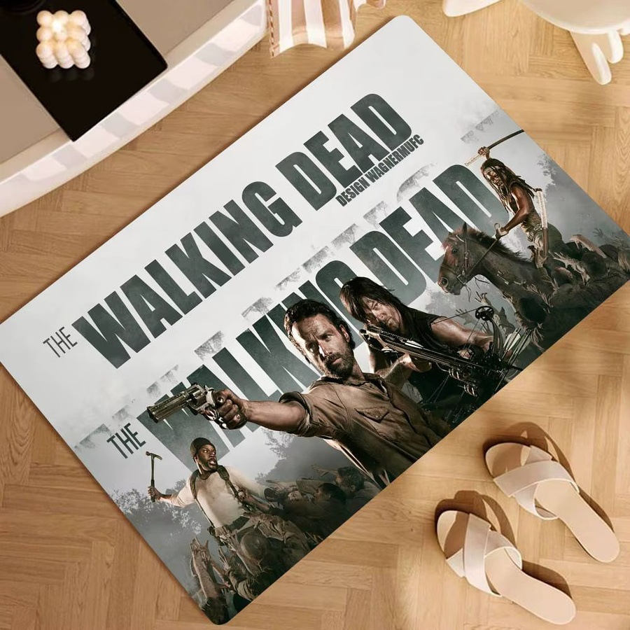 Rutschfeste Bodenmatte im The Walking Dead Design für Wohnzimmer, Küche oder Badezimmer - Bild 6