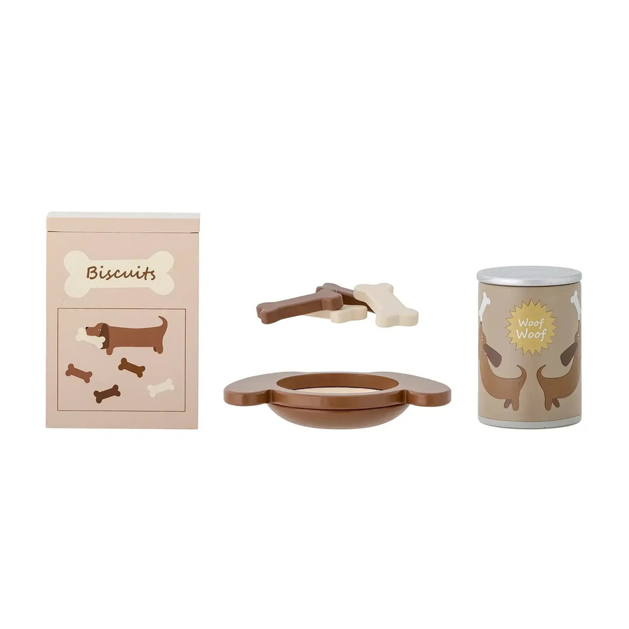 Bloomingville Mini Charlie Spielset Futternapf und Kekse aus Holz - Bild 1