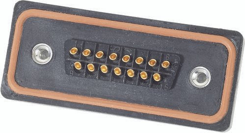 HARTING Steckverbinder 09 67 725 6715 09677256715 Schwarz Polzahl: 25 Lötkelch - Bild 1