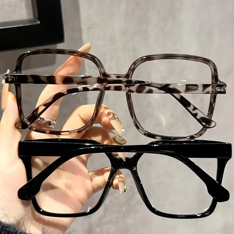 CAIPAI Korrektionsbrille, rechteckig, Vollrand, Kunststoff, transparent - Bild 3