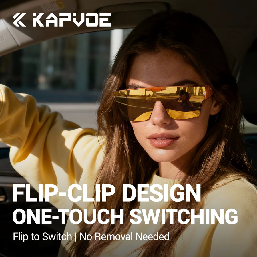 KAPVOE Korrektionsbrille, photochrom, Vollrand, Unisex - Bild 3