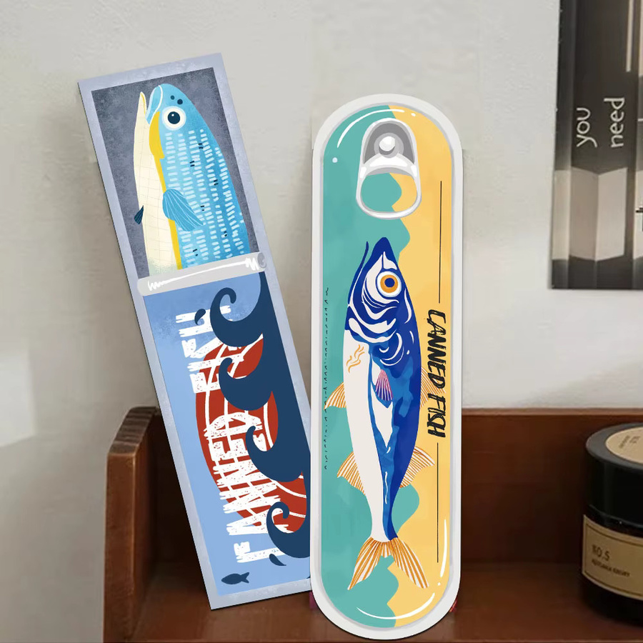 30 Stück handgeschriebene Fisch-Lesezeichen aus Papier in Multicolour für Studenten und DIY-Projekte - Bild 3