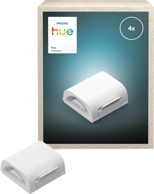 Philips Hue Flux I-Verbindungsstück für LED-Streifen, 4er-Pack, Weiß - Bild 1