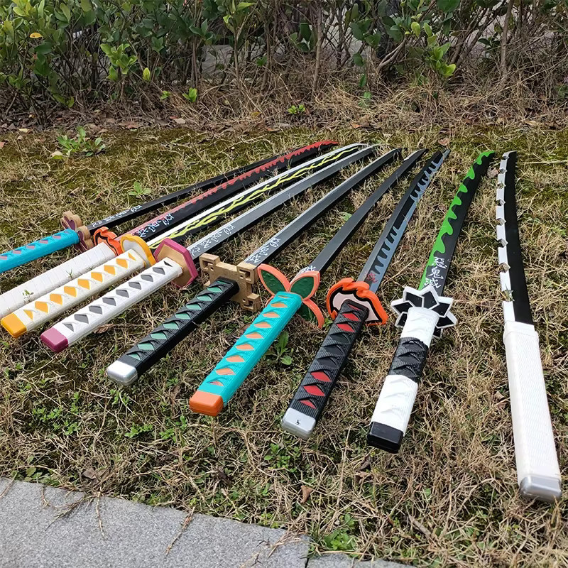 Bandai Imetsu No Yaiba Dämonentöter Katana Samurai Schwert in Multicolor, 80 cm Länge - Bild 3