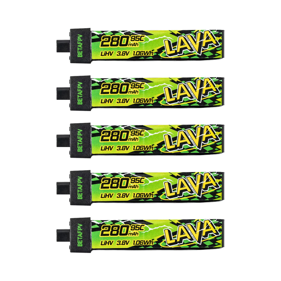 BETAFPV LAVA II 1S 95C LiHV Akku mit BT2.0 Anschluss für Air65, Air75, Meteor75 Pro und Cetus Pro X - Bild 2